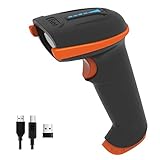 Tera Kabelloser Handheld-Barcode-Scanner 1D Laser Wireless und USB-Wired...