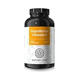 NATURE LOVE® Gepuffertes Vitamin C - Hochdosiert mit 1000mg Vitamin C je...