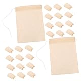 TOPPERFUN 300stücke Einweg Teebeutel Mit Kordelzug Aus Papier Für Losen...