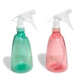 SYJINHUASY Sprühflaschen (2er-Pack) Kunststoff-Wassersprühflasche, leere...