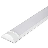 HOFTRONIC - 2er Pack LED Lichtleisten 120cm 40W Röhrenlampe Komplett 6400K...