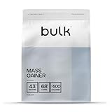 Bulk Masseaufbau, Proteinpulver-Shake, Weight Gainer für mehr Muskelmasse,...