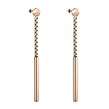 Liebeskind Berlin Hängeohrringe LJ-0150-E-61 Edelstahl IP roségold