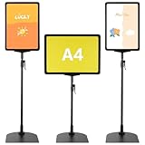 LDHHYH 3 Stück Infoständer A4, Infoständer DIN A4 Höhenverstellbar...