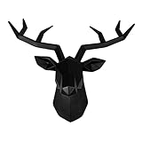 Baoblaze 3D-Harz-Skulptur, Tierstatue, Figuren, Wandbehang, Sammlerstück,...
