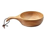 Arts-Nature Kuksa Holzschale aus Gummibaumholz 500ml