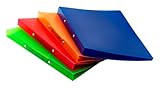 K3T Ringbuch A4, 4er Packung, Rückenbreite 26mm, 4 Farben (rot, blau,...