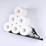 Toilettenpapierhalter, Wandhalterung, lustig, vielseitig für Badezimmer,...