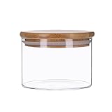 TALK-POINT Vorratsdosen aus Glas mit Bambusdeckel, Vorratsgläser,...