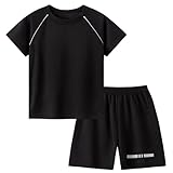 Mjjsk Jungen T-Shirts Shorts Sets Kinder 2 Stück Sommer Outfits Kinder...