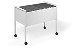 Durable Eco Hängemappenwagen 80 A4, grau, aus kratzfestem Stahl, 655 x 592...