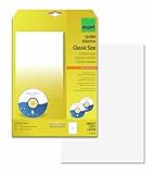 SIGEL LA525 CD-/DVD-Etiketten selbstklebend, bedruckbar, weiß, blickdicht,...