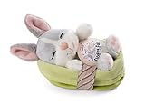 NICI Kuscheltier Hase grau 12 cm – Stofftier aus weichem Plüsch,...