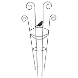 Garten-Rankgitter – Metall-Pflanzenstützrahmen für Kletterpflanzen,...