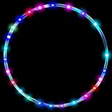 Led Hulas Hoop Reifen für Erwachsene 10 Farben Strobing Ändern Fitness...