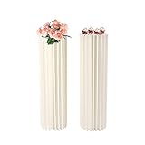 Papp-Blumenständer 2 Stück | 100cm Höhe Tragkraft 50kg | Zylindrischer...