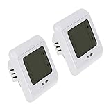 HOMSFOU 2 Stück Programmierbarer Digitaler Thermoregulator mit Touchscreen...