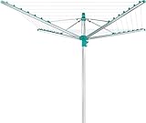 Leifheit Wäschespinne Linomatic 400 Easy, Leineneinzug für saubere...