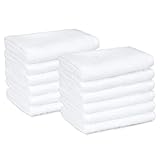 Amazon Basics Gesichtshandtücher für Badezimmer, 100 % Baumwolle,...