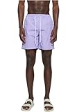Urban Classics Herren Block Swim Shorts – Badeshorts mit Kordelzug &...