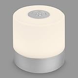 BRILONER - Mini LED Tischlampe kabellos mit Touch, dimmbar in Stufen,...