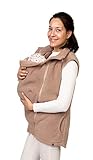 Viva la Mama - 3in1 Trageweste aus Fleece Zusatzweste für Tragejacken -...