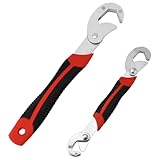 QWORK® 2-teilig Universalschlüssel, Schnell Verstellbar 6-32mm –...