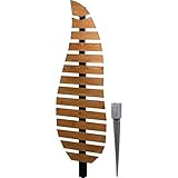 dobar® Green Label Rankhilfe Komplexus in Blattform zweifarbig aus Holz -...