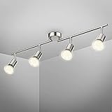 B.K.Licht - Deckenlampe schwenkbar, warmweiße Lichtfarbe, GU10 Fassung,...