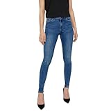 VERO MODA Damen VMTANYA MR S Piping Jeans VI349 GA 10222531, Medium Blue...