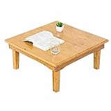 Klappbarer quadratischer Tatami-Tisch, Bambus-Couchtisch für...