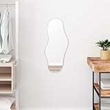 LAPOOH Wandspiegel Silbern 70x30 cm, Wall Mirror, Spiegel Schlafzimmer,...