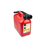Benzinkanister - 5 Liter - aus Polyethylen - Kraftstoffkanister für...