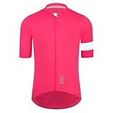 RISESBIK Radtrikot für Herren, Reißverschlusstasche, kurzärmelig,...