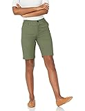 Amazon Essentials Damen Khaki-Bermudashorts mit mittelhohem Bund schmaler...