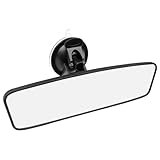 Avesteir Rückspiegel Auto 24 x 6.5 cm, Innenspiegel Auto mit Weiß Flacher...