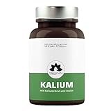 60 Kalium Tabletten hochdosiert - 1000 mg Kalium pro Tablette -...