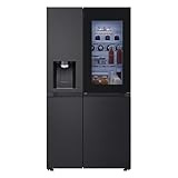 LG Side by Side GSXE81EVBD mit Wassertank, Total No Frost, InstaView, 91,3...