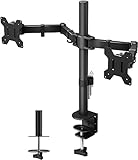 BONTEC Monitor Halterung 2 Monitore für 13-27 Zoll Flach & Curved...
