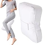 Kniekissen für Seitenschläfer, atmungsaktives Bettkissen mit Gurt,...