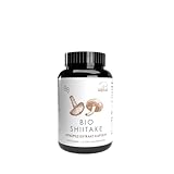 Pilze Wohlrab - Shiitake Pilze BIO Extrakt Kapseln - 60 Kapseln, 1 Dose,...