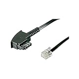 Goobay 68536 TAE Telefonkabel 6m / TAE-F Stecker auf Westernstecker / RJ11...