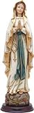 Unbekannt Heiligenfigur Madonna Lourdes, Holzoptik, Höhe 12cm