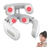 Vitality Magic 2.0 Neck Massager, Nackenmassagegerät mit 4 Köpfen, 6 Modi...