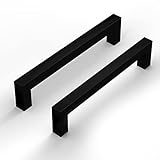 LONTAN 2 Stück Möbelgriffe Schwarz - 128mm Lochabstand...