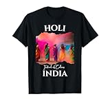Holi Festival Indien Tourist Souvenir Mumbai Delhi Kerala Goa T-Shirt