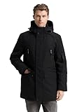 TOM TAILOR Herren 1047040 Parka, 29999-Black, XL