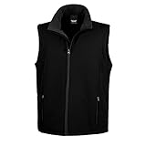 Ergebnis R232M Softshell, bedruckbar, Bodywarmer, Unisex, R232M, schwarz /...