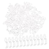 TOBBOMEY 100 Stück LED Streifen Halterung Transparent Feuerfeste...