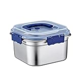 Frischhaltedosen – auslaufsicher, stapelbar mit Deckel, Metallbehälter,...